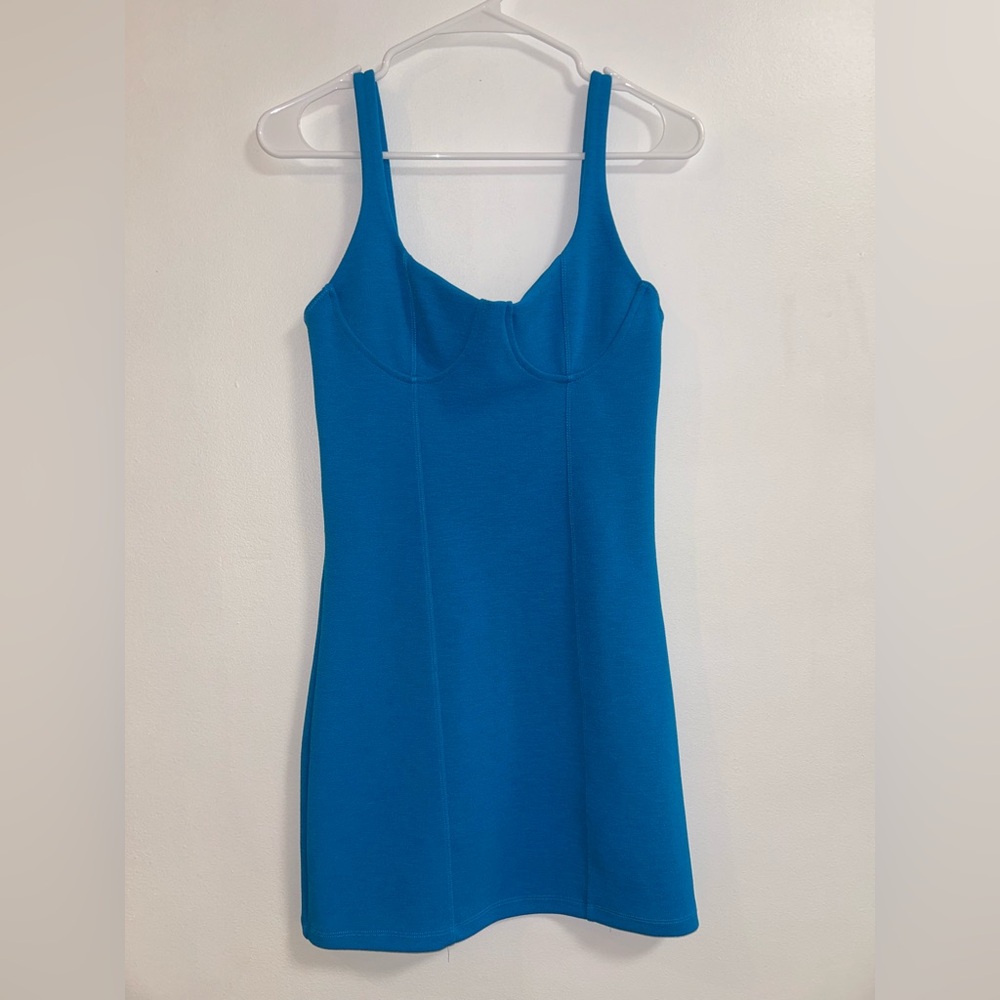 Zara Mini Blue Dress